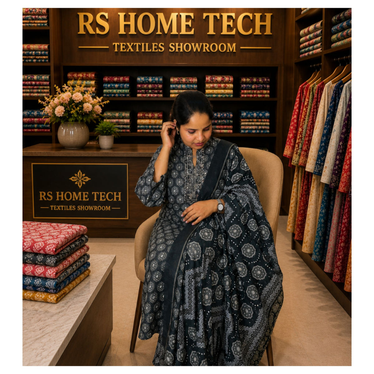 Mareena Churidar Dark Olive Green 4XL - S.NO 410305
