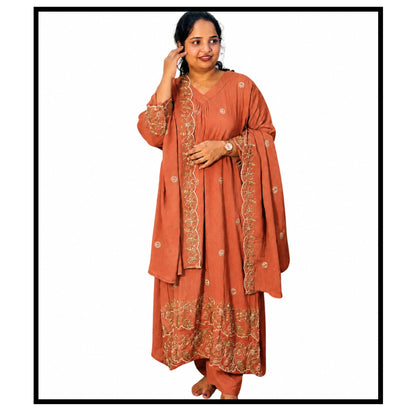 Mayuri Churidar Terracotta - S.NO 406118