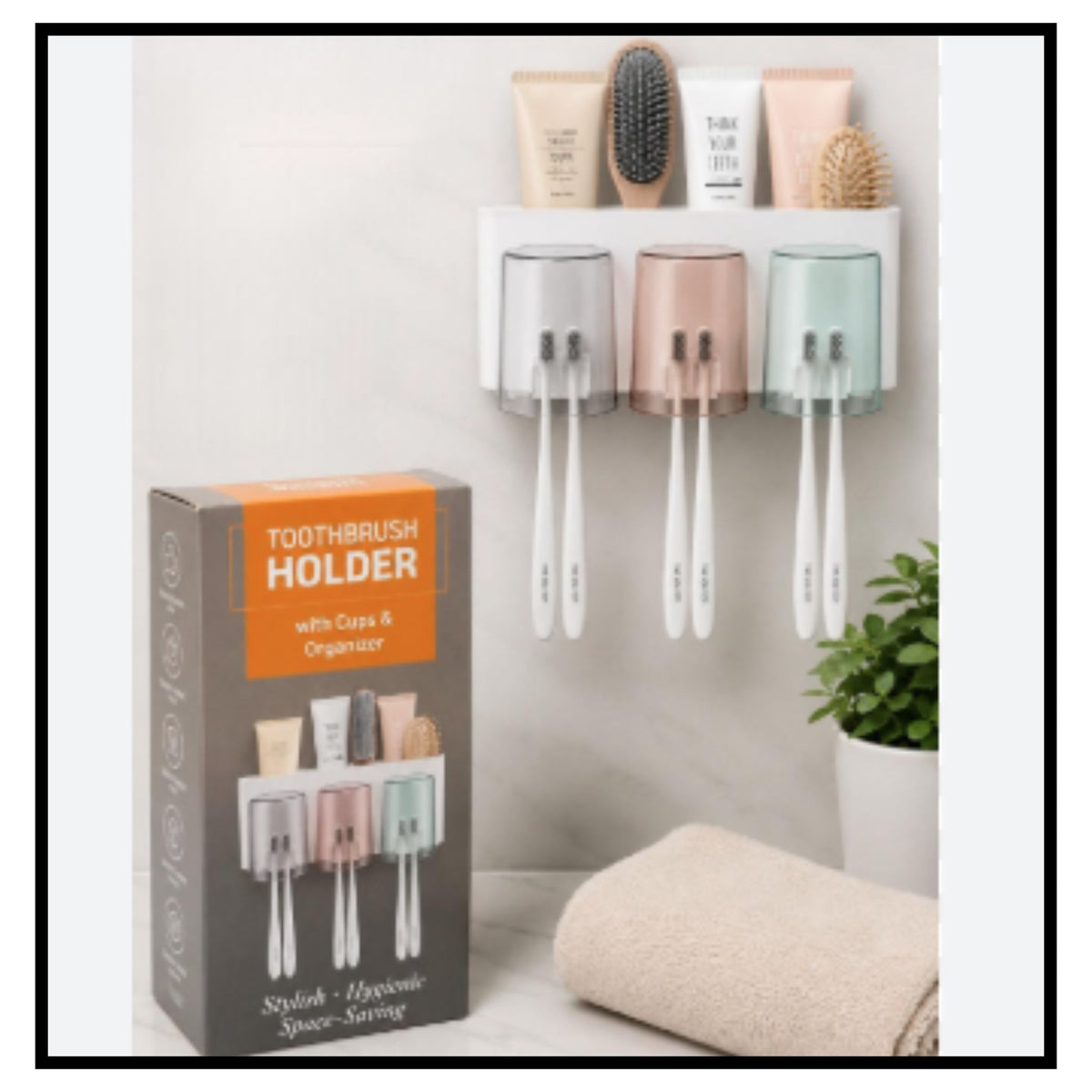 3 Cup Tooth Rack