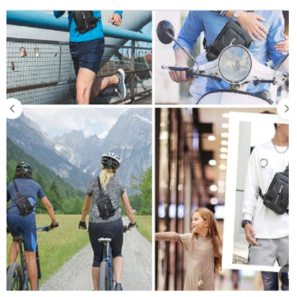Waterproof Chest Sling Bag for Men Shoulder Gadget Organizer Crossbody Backpack