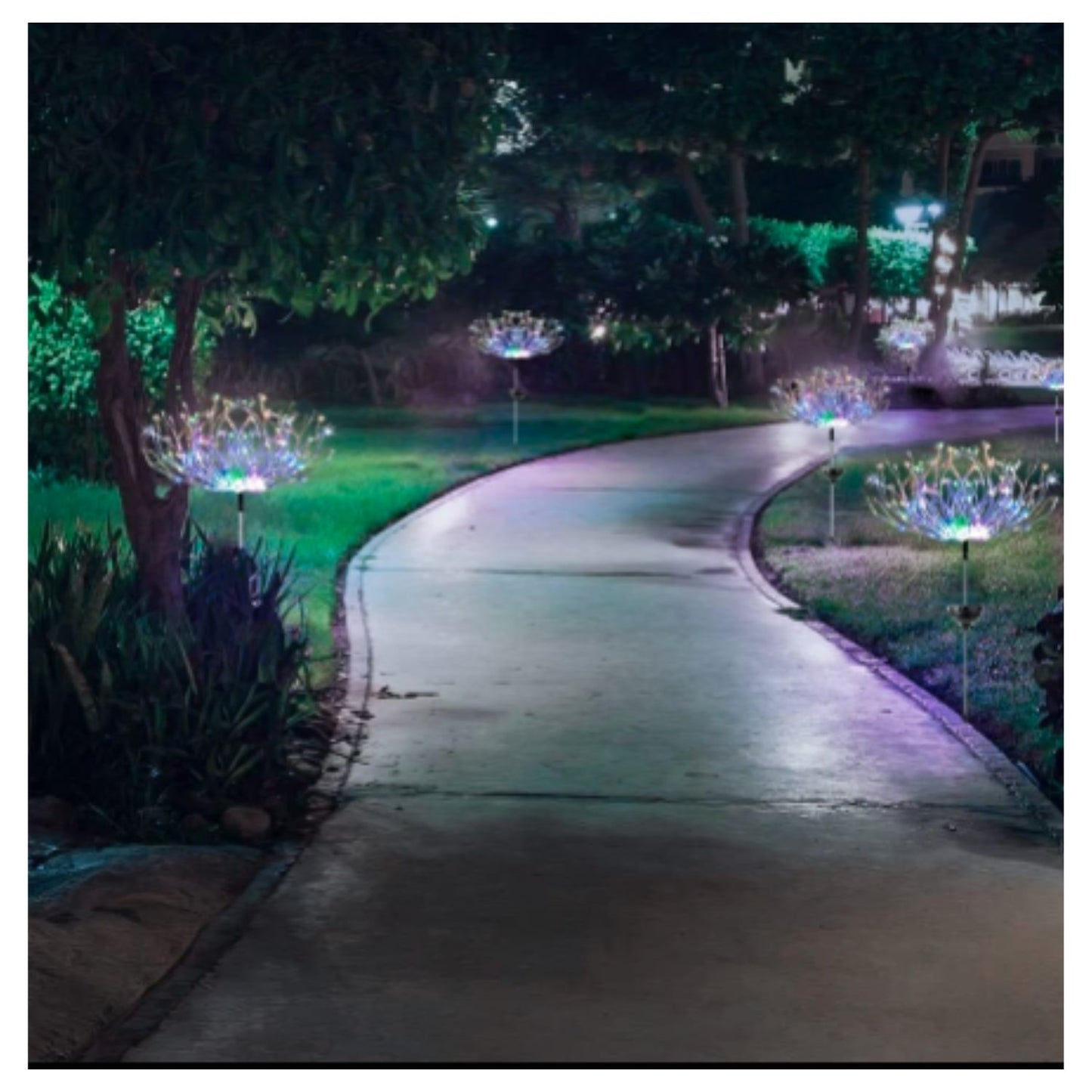 Seven Colors Gradient Solar Christmas Tree Light
