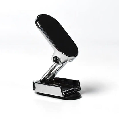 360 Degree Rotating Magnetic Car Phone Holder | Metal Folding Car Phone Holder | New Alloy Folding Magnetic Car Phone Holder (Pack of 1) ( default, Standard ).
