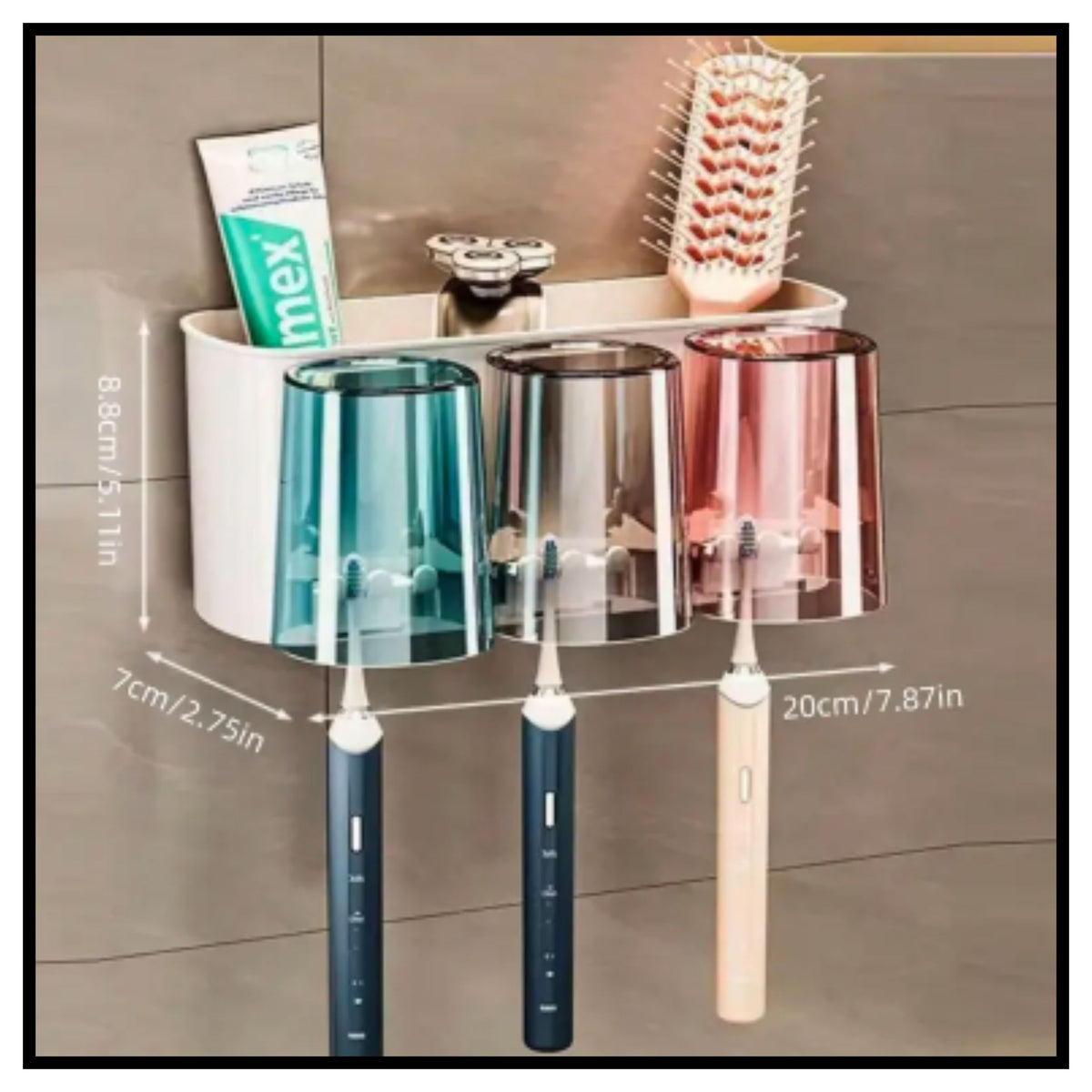 3 Cup Tooth Rack