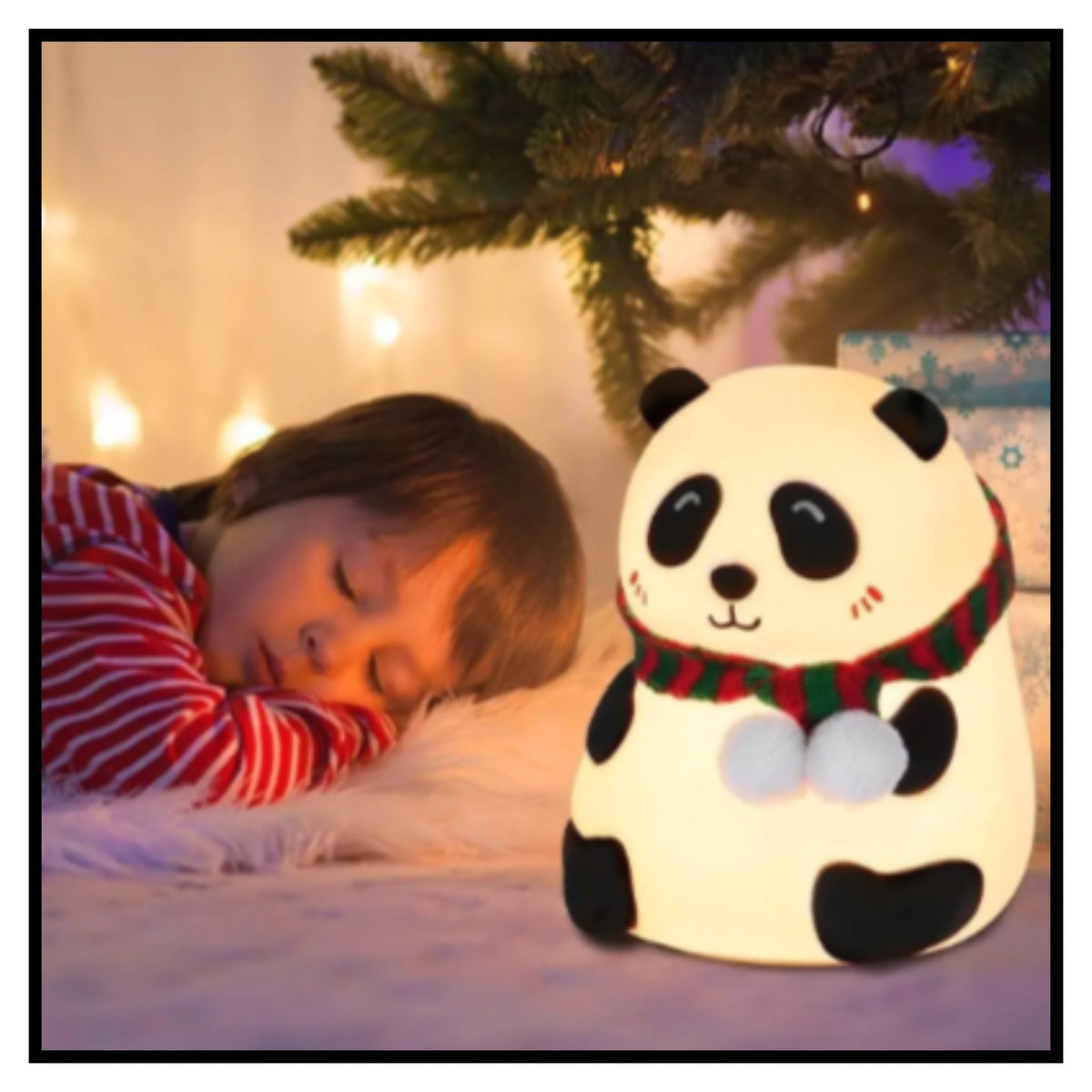 Panda Lamp, Night Lamp for Kids, Panda Touch Silicone Lamp