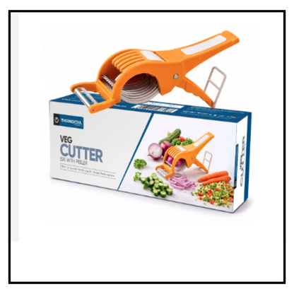 Plastic 2 in 1 Vegetable & Fruit Multi Cutter with Peeler