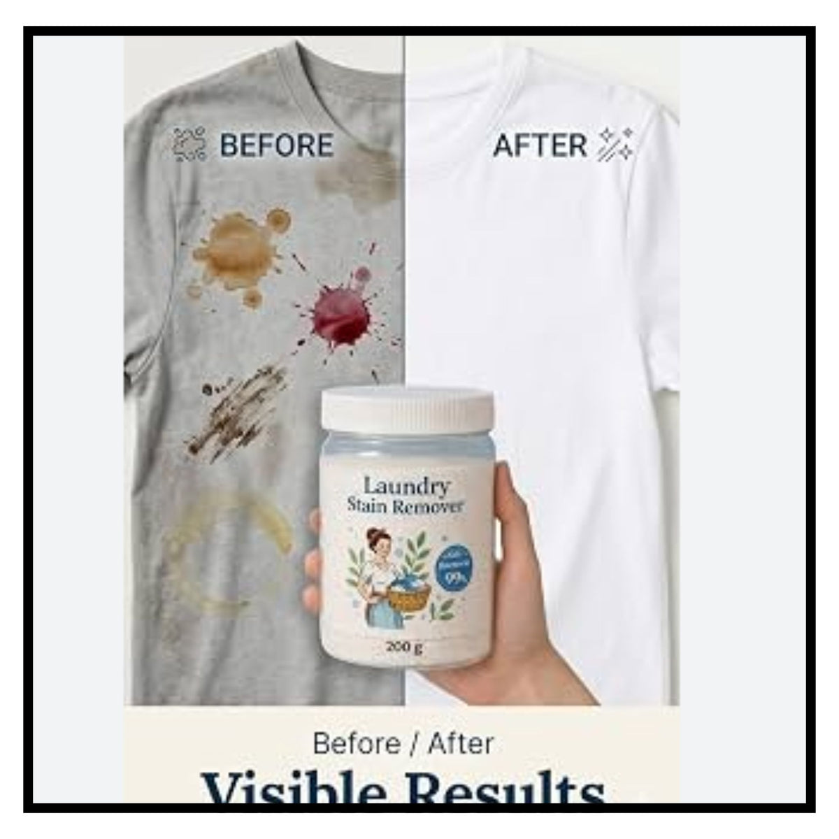 Laundry Stain Remove powder (Pack of 2)