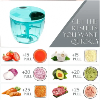 Manual Pull String Food Chopper Vegetable Cutter Dori Chopper Blender for Fruits Nuts and Onions