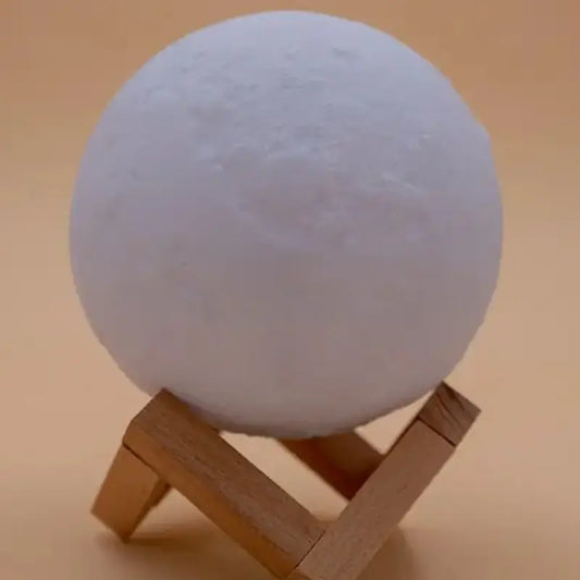 2-in-1 LED 3D Moon Lamp & Aroma Diffuser - Portable USB Air Humidifier with Night Light, Ultrasonic Technology, Ideal Gift for Home Decor, Meditation, and Sleep ( default, Standard ).