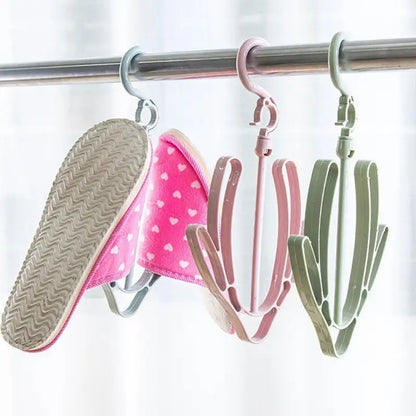 Shoes Drying Hanger, Rotatable Shoe Hanging Racks for Balcony Closet (1pc) ( default, Standard ).