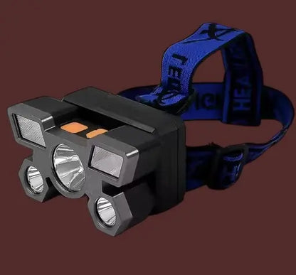 Original 5 LED USB Rechargeable Headlamp â€“ Outdoor Headlight ( default, standard )