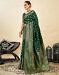 Jacquard Saree  Everyday Elegance Collection ( green, OS )