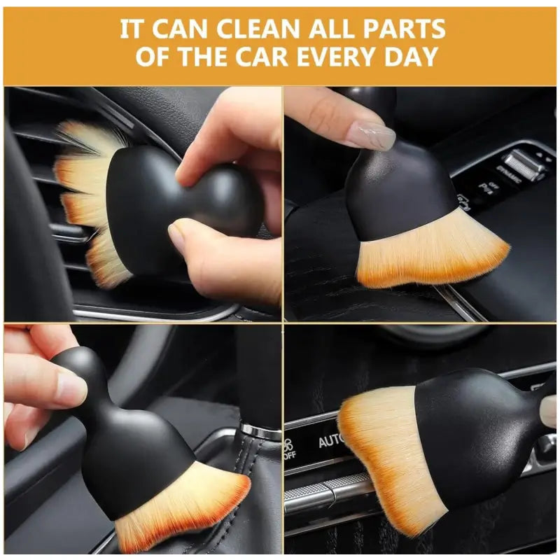 Mini Car Interior Cleaning Soft Brush for Dust Removal ( default, Standard ).