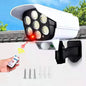 Solar Light Outdoor Motion Sensor Security Camera Shaped Dummy Wall Lamp (1 Pc) ( default, Standard ).