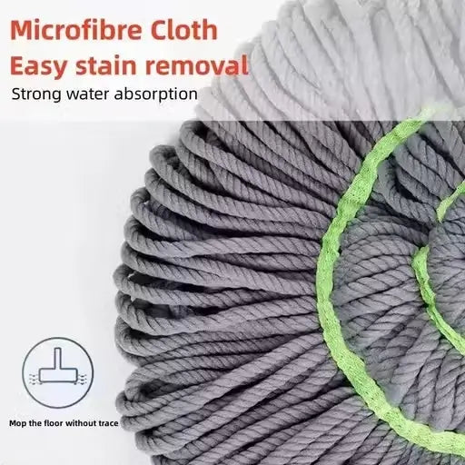 Microfiber Twist Mop with Extendable Handle