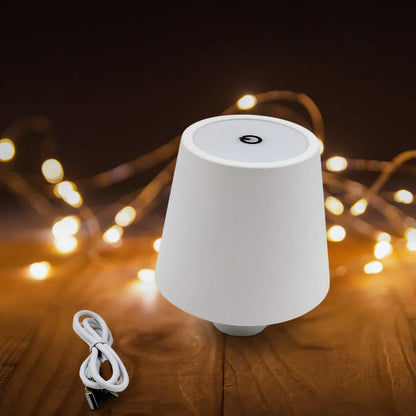 USB Rechargeable LED Bottle Lamp – 3 Color Dimmable Wireless Table Light for Home & Bar (1 Pc)