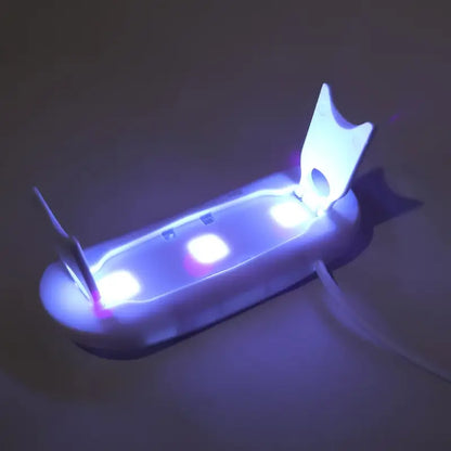 Mini Portable UV LED Nail Lamp USB Powered Gel Nail Polish Curing Dryer with Foldable Stand