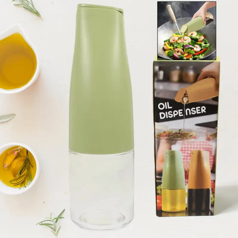 Cooking Oil Dispenser Bottle – 500ml Automatic Lid
