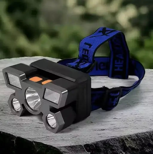 Original 5 LED USB Rechargeable Headlamp â€“ Outdoor Headlight ( default, standard )