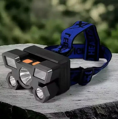 Original 5 LED USB Rechargeable Headlamp â€“ Outdoor Headlight ( default, standard )