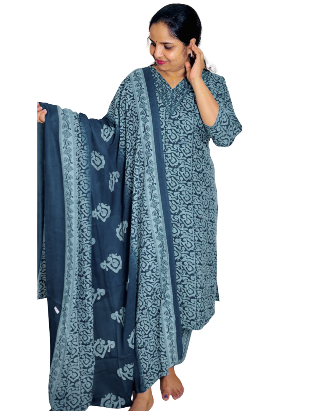 KAREENA CHURIDAR – GREEN (414168) (XL)