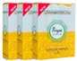 Kasturi Manjal 125 GRM (Box) Coconut oil Handmade Natural Pure soap(Pack of 3)