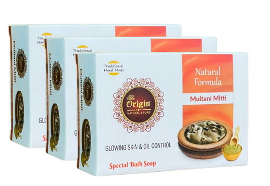 Mutani Mitti 75 GRM (Box) Coconut oil Handmade Natural Pure soap(Pack of 3)