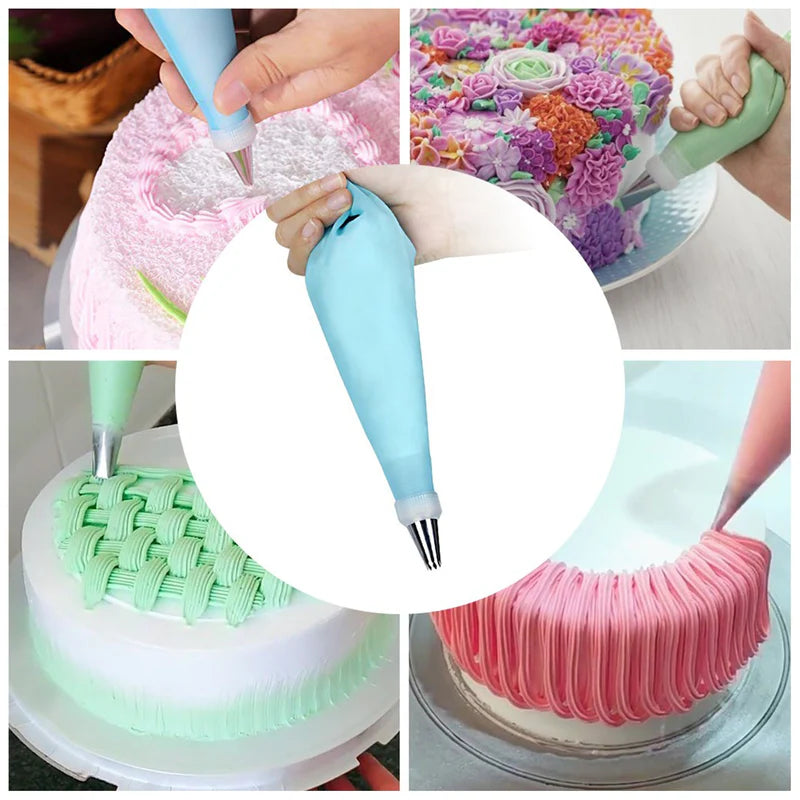 Cake Nozzle Set for Pastry Decorations (55-Piece)