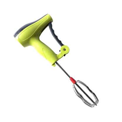 Power Free Manual Hand Blender with Stainless Steel Blades, Milk Lassi Maker, Egg Beater Mixer Rawai ( default, Standard )