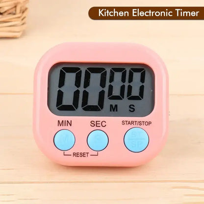 Digital Kitchen Timer Clear Big Digits 0-99 Min for Cooking Office Clock ( default, Standard ).