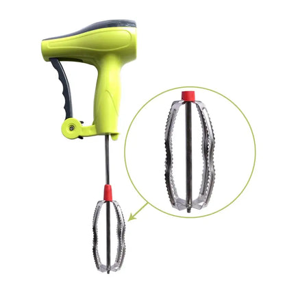 Power Free Manual Hand Blender with Stainless Steel Blades, Milk Lassi Maker, Egg Beater Mixer Rawai ( default, Standard )