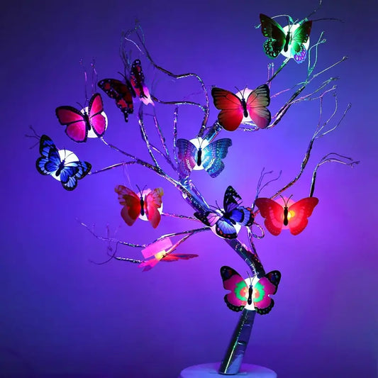 Butterfly 3D Night Lamp â€“ Multicolor Illusion LED Lamp for Bedroom, Drawing Room & Kids ( default, OS )