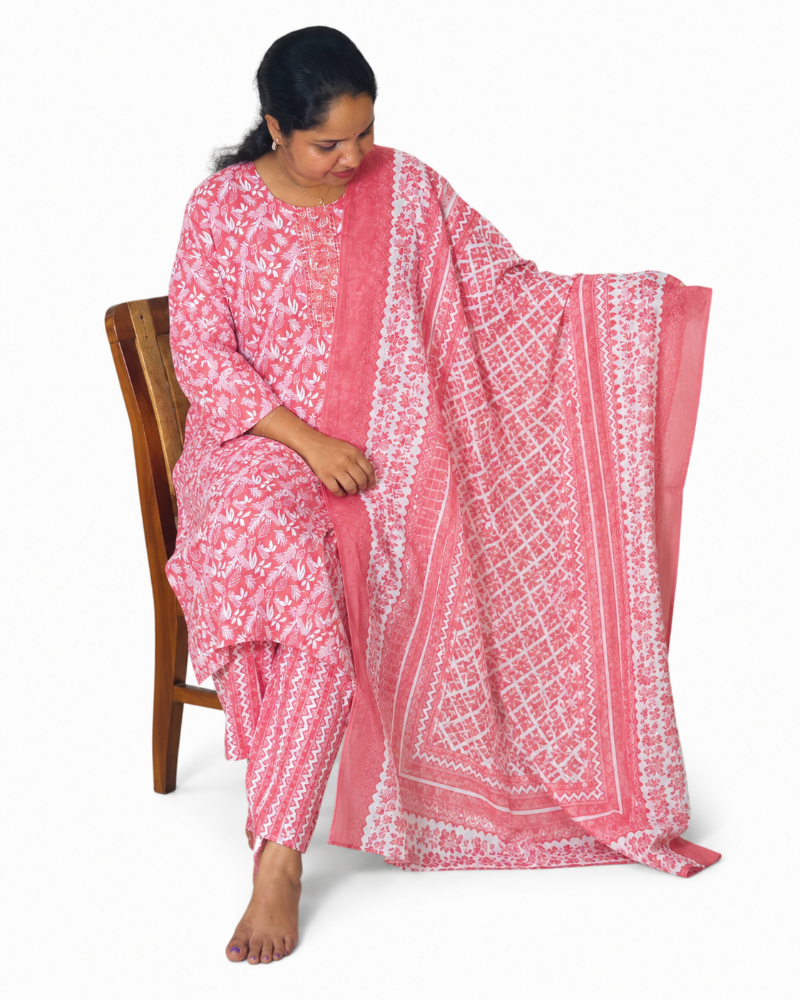 REGHA CHURIDAR-TERRACOTTA( 414138) (4XL)