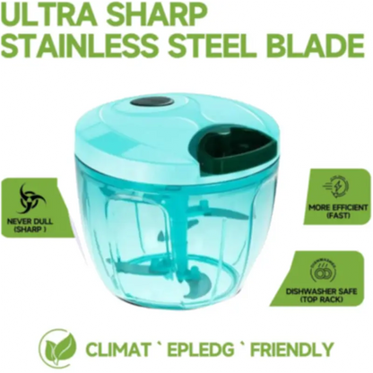 Manual Pull String Food Chopper Vegetable Cutter Dori Chopper Blender for Fruits Nuts and Onions