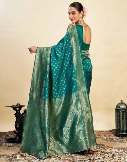 Jacquard Saree  Everyday Elegance Collection ( Rama, OS )
