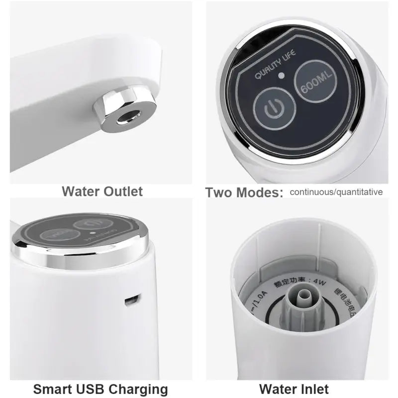 Drinking Dispenser Portable USB Water Bottle Pump – Electric Drinking Dispenser