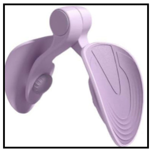 💜 Thigh Master Thigh and Pelvic Floor Trainer Portable Pilates Equipment – Lavender Purple Kegel Exercise Device for Home Workouts and Body Toning