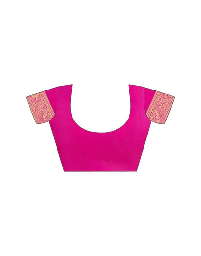 Jacquard Saree  Everyday Elegance Collection ( pink, OS )