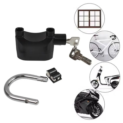 Waterproof Siren Alarm Padlock  Anti-Theft Security Lock with 3 Keys ( default, Standard ).