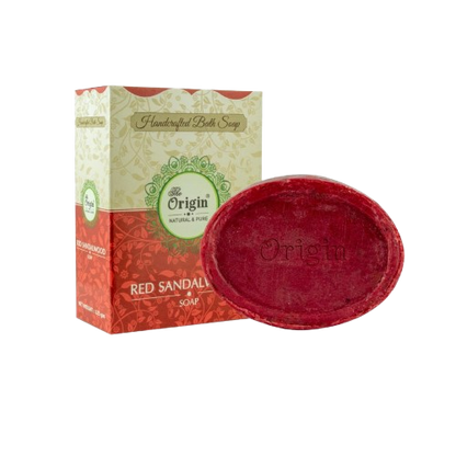 Red Sandalwood Soapn125 GRM (Box) Coconut oil Handmade Natural Pure soap(Pack of 3)