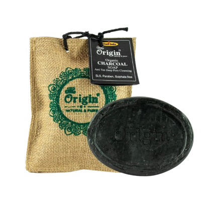 Charcoal soap 150 GRM (Bag) Coconut oil Handmade Natural Pure soap(Pack of 3)