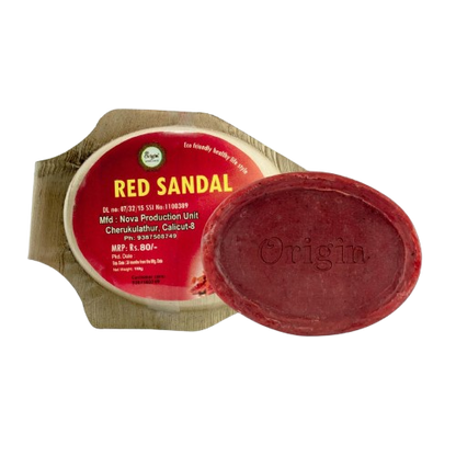 Red Sandal 150 GRM (pala) Coconut oil Handmade Natural Pure soap(Pack of 3)
