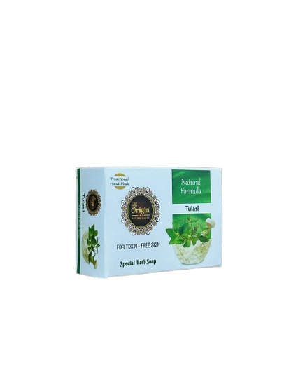 Tulasi 75 GRM (Box) Coconut oil Handmade Natural Pure soap(Pack of 3)