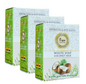 White soap coconut milk 125 GRM (Box) Coconut oil Handmade Natural Pure soap(Pack of 3)