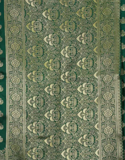 Jacquard Saree  Everyday Elegance Collection ( green, OS )