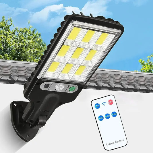 High-Power Solar LED Street Light with Motion Sensor & Remote Control ( default, OS )