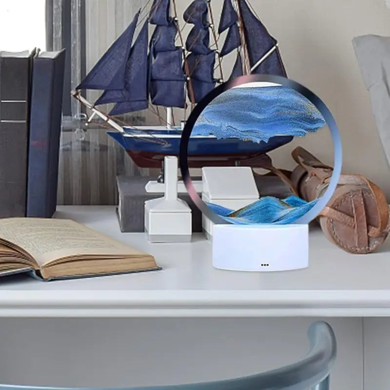 5 Color Light Moving Sand Art Picture (1 Pc) ( default, Standard )