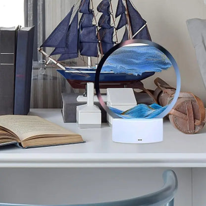 5 Color Light Moving Sand Art Picture (1 Pc) ( default, Standard )