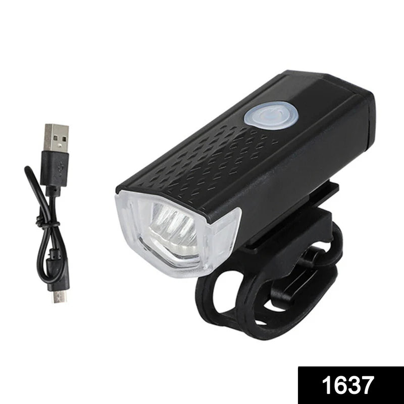 USB Rechargeable 400 Lumen Bicycle Front Headlight Cycle Light Set