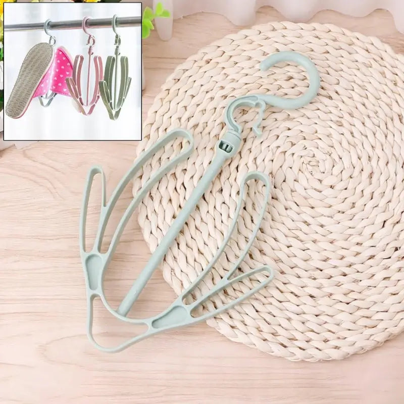 Shoes Drying Hanger, Rotatable Shoe Hanging Racks for Balcony Closet (1pc) ( default, Standard ).