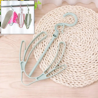 Shoes Drying Hanger, Rotatable Shoe Hanging Racks for Balcony Closet (1pc) ( default, Standard ).